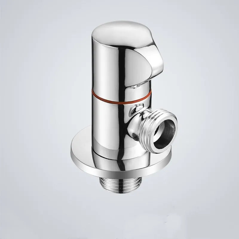 Schwarzes Eckfüllventil G1/2 aus Edelstahl für Heiß Kalt Wasserinstallation