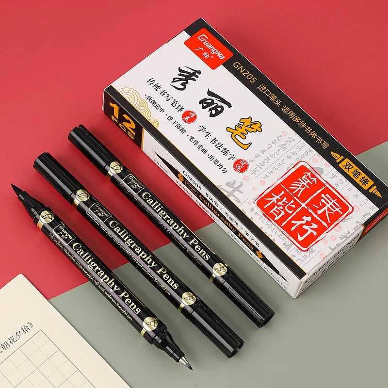 Kalligraphiestifte Set mit feiner und Pinselspitze für Kunst - Journaling