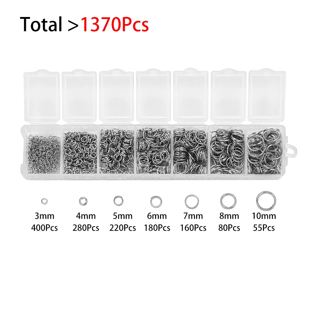 Schmuck Bastelset Karabiner Biegeringe Ohrhaken für DIY Projekte