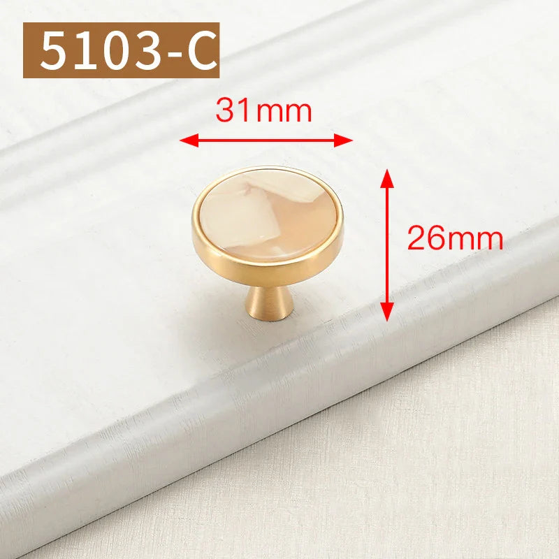 Möbelgriff Goldfarben Nordischer Stil Zinklegierung für Möbel