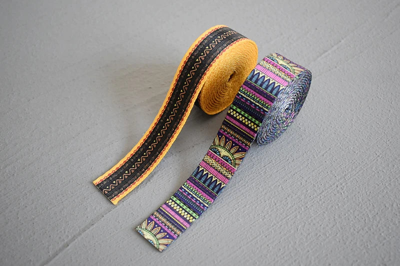 25 mm Gurtband 5 Yards bedruckt in 18 Farben für Taschen & Zubehör-Yabubest - Home & More