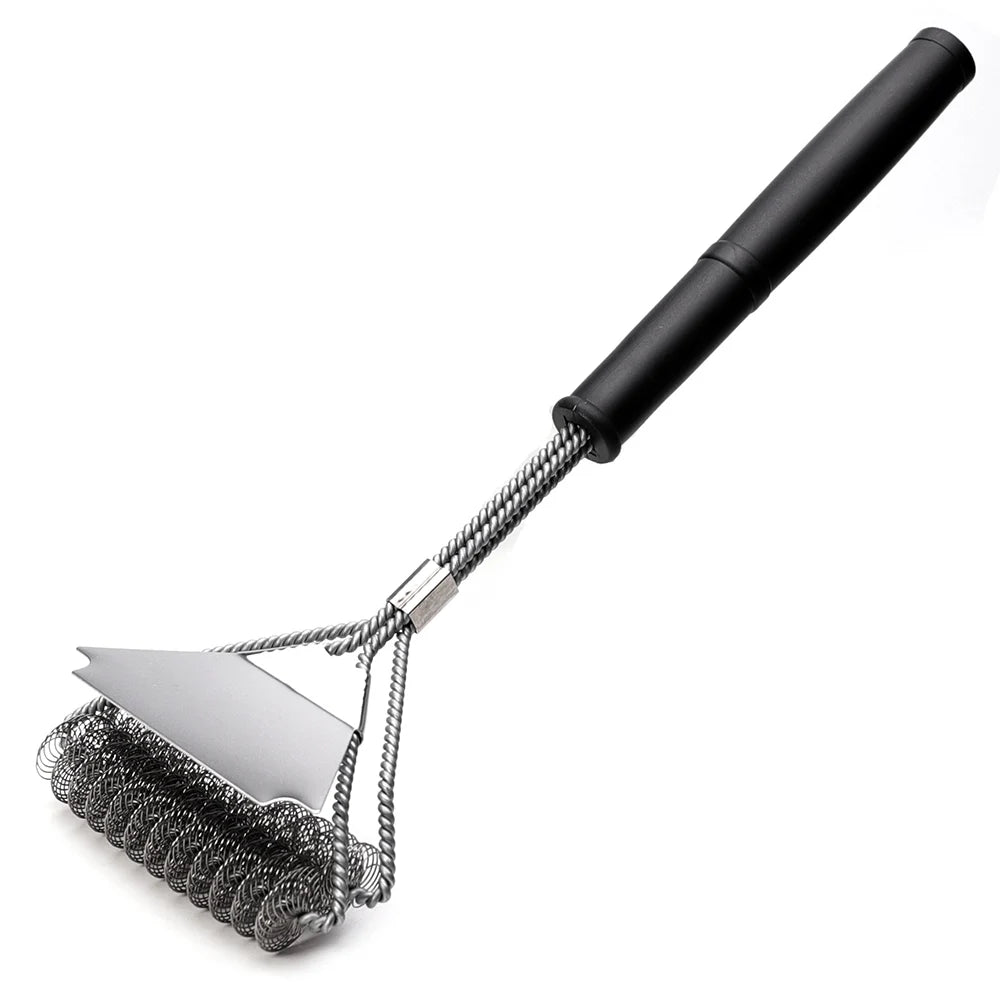 Sichere borstenfreie Grillbürste aus Edelstahl für einfache Reinigung