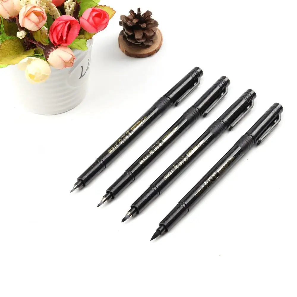 4-teiliges Kalligraphie-Stift-Set mit extra feinen Spitzen für Künstler und Schüler