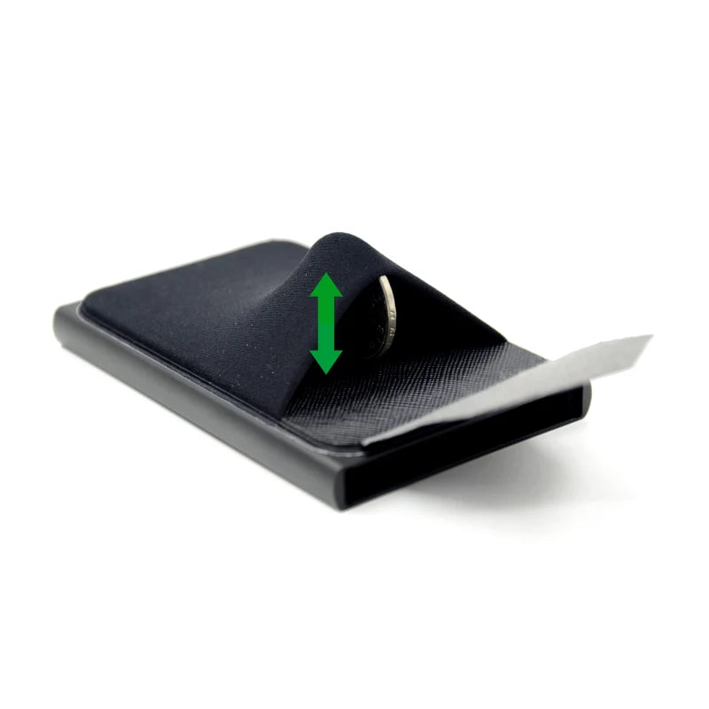 Schlanker Metall Kartenhalter RFID Schutz für Kreditkarten und Ausweise