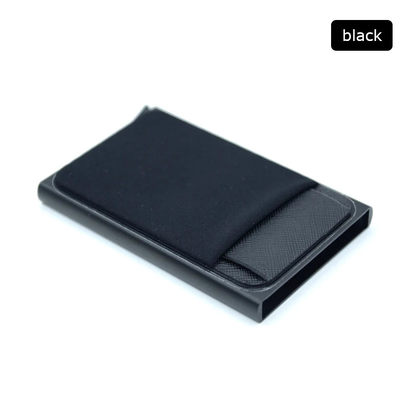 Schlanker Metall Kartenhalter RFID Schutz für Kreditkarten und Ausweise