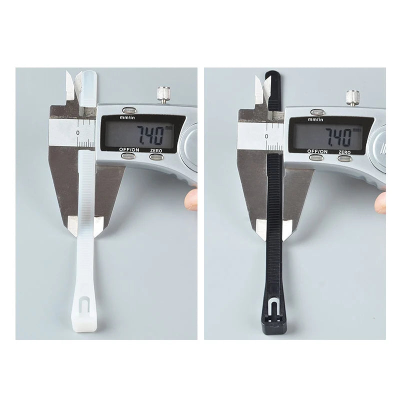 20 Stück wiederverwendbare Kabelbinder aus Nylon verstellbar verschiedene Größen