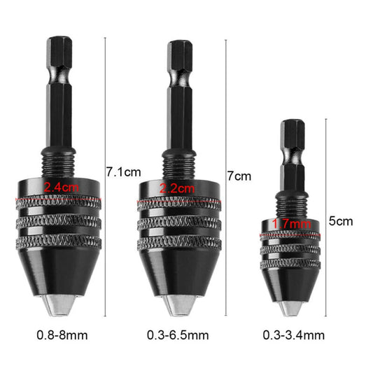 Schneller Werkzeugwechsel: Mini-Schnellspannbohrfutter 0,3–8mm mit 1/4 Schaft
