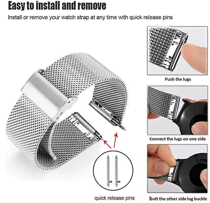 Edelstahl Strap & Case für Amazfit GTR 2 3 Pro