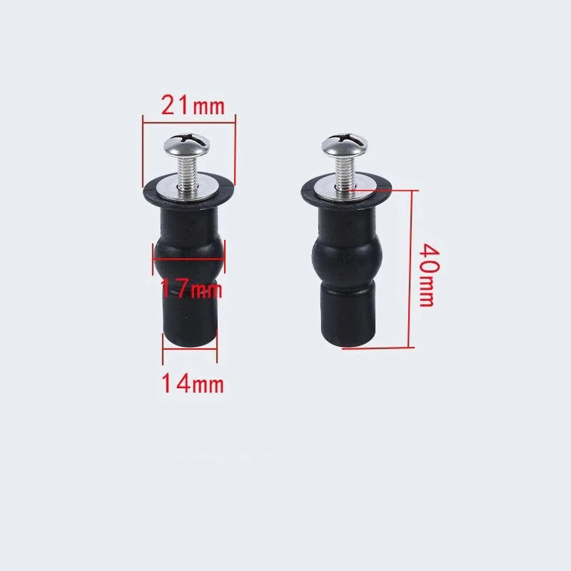 WC Sitz Schrauben Montage Zubehör Dichtung Armatur Ersatz Bad