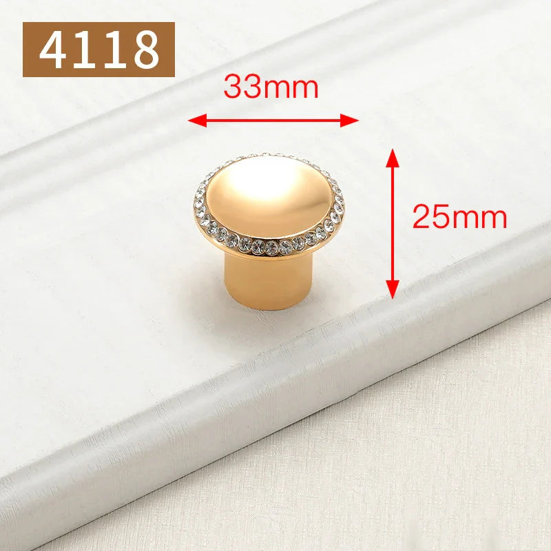 Möbelgriff Goldfarben Nordischer Stil Zinklegierung für Möbel