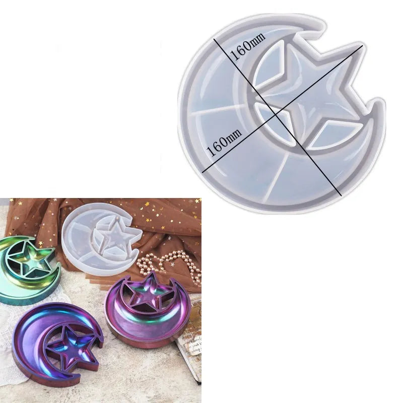 Silikonform dreischichtig für Obst Tee Untersetzer Epoxy Harz Kunst