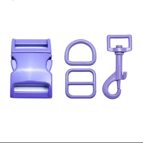 Vielseitiges Metall Beschlag Set für DIY Haustierhalsbänder & Taschen