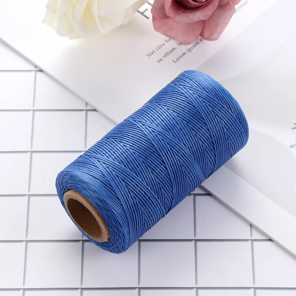260m Gewachste Nähschnur 1mm für Lederarbeiten – 8 Farben-Yabubest - Home & More