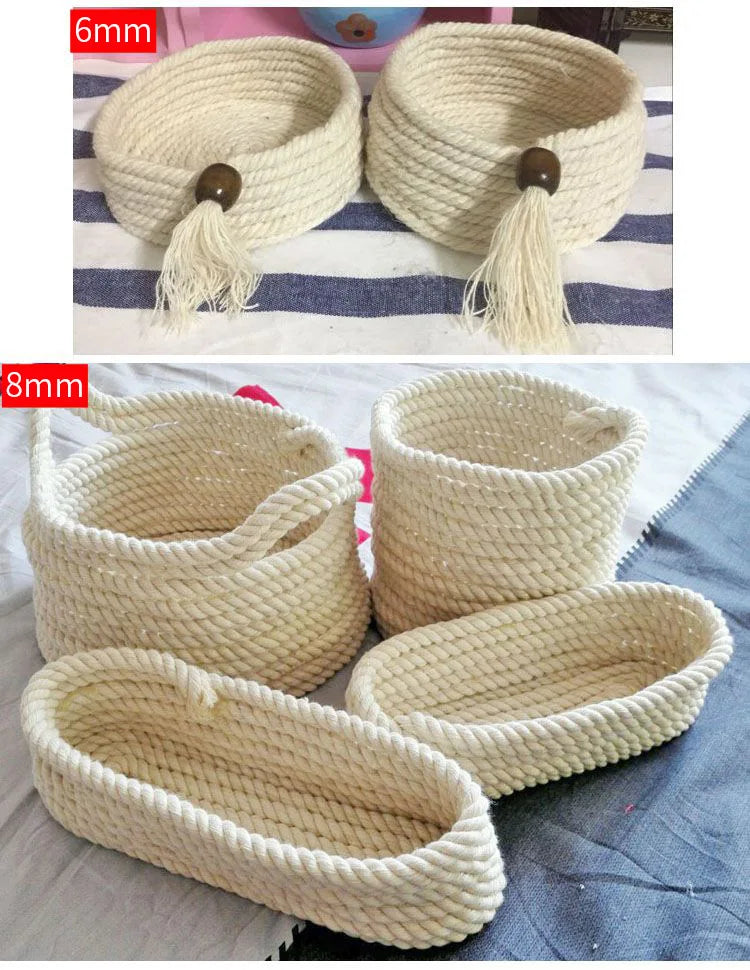 Handgemachte Makramee Baumwoll Schnur für DIY Dekoration-Yabubest - Home & More