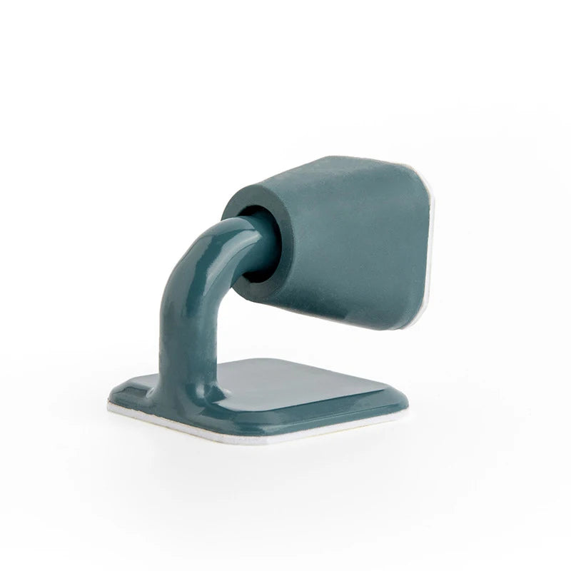 Silikon Türstopper Bodenmontiert mit Gummischutz und Aufhängeloch