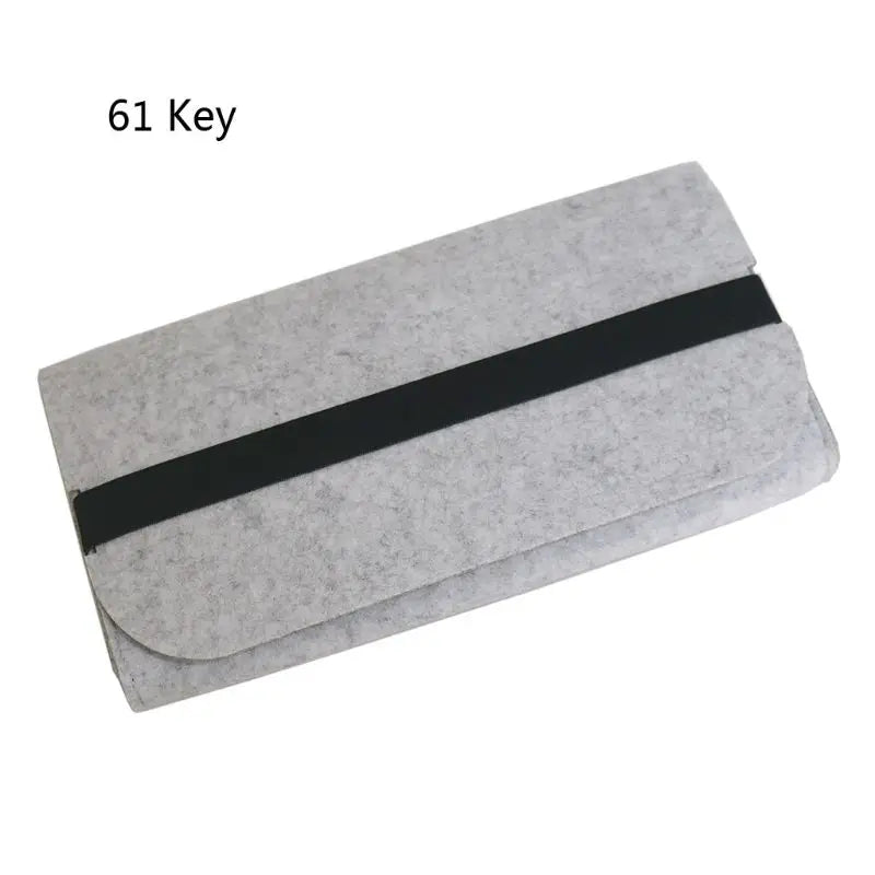 Tragbare Tastaturtasche aus Filz für bis zu 104 Tasten