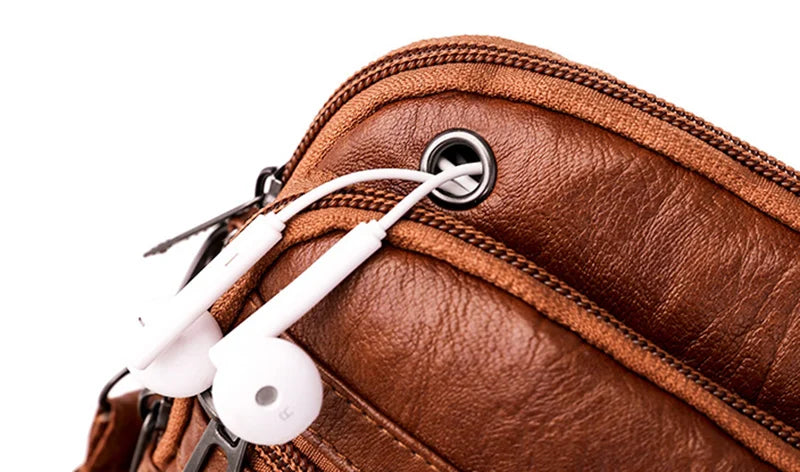 Vintage PU Leder Umhängetasche für Frauen kleine Crossbody Tasche