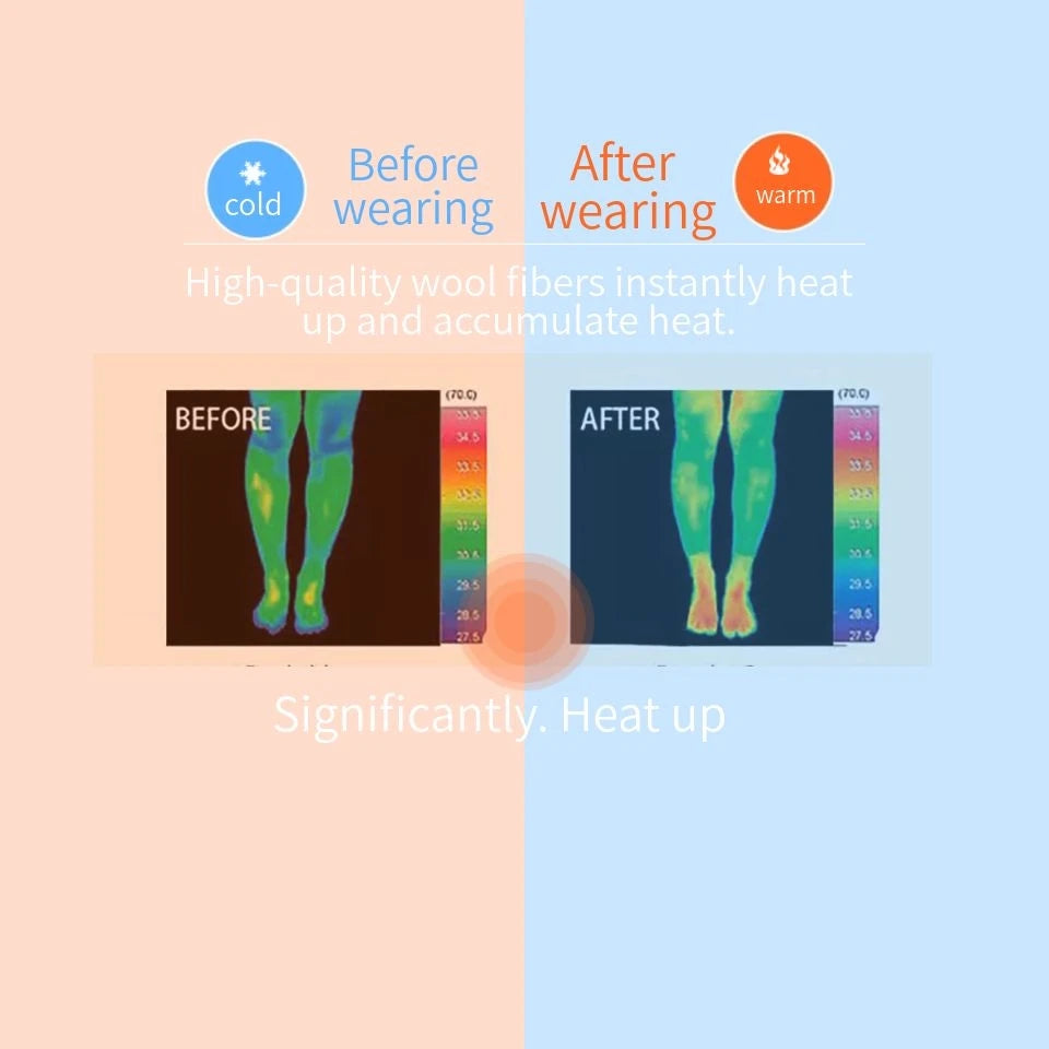 Dicke warme Merino Wollsocken für Männer im 3er Pack