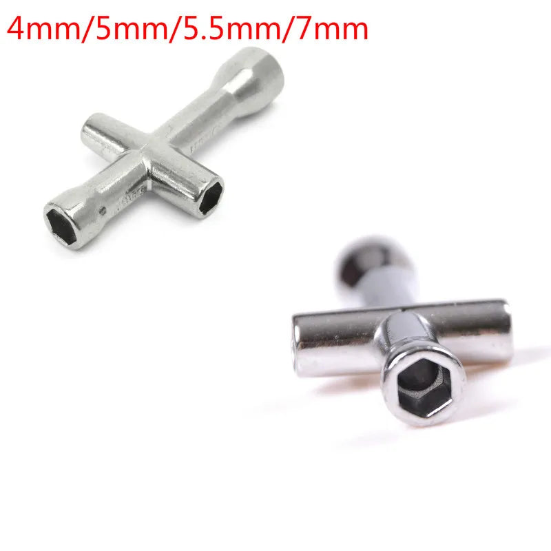 Robuster Edelstahl Mini Schraubenschlüssel für RC Modelle und Feinarbeiten