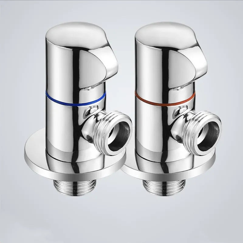 Schwarzes Eckfüllventil G1/2 aus Edelstahl für Heiß Kalt Wasserinstallation