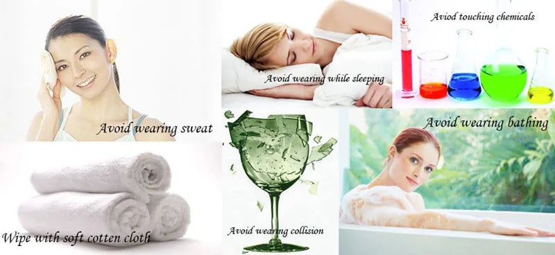 Mond Herz Emaille Lava Anhänger Halskette für Frauen Gold Edelstahl