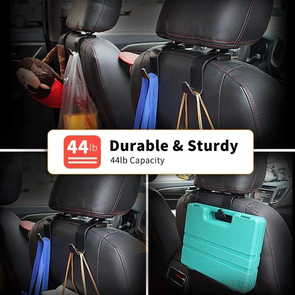 Flexible Auto Sitz Zurück Haken – Starker Organizer bis 10 kg, umweltfreundlich