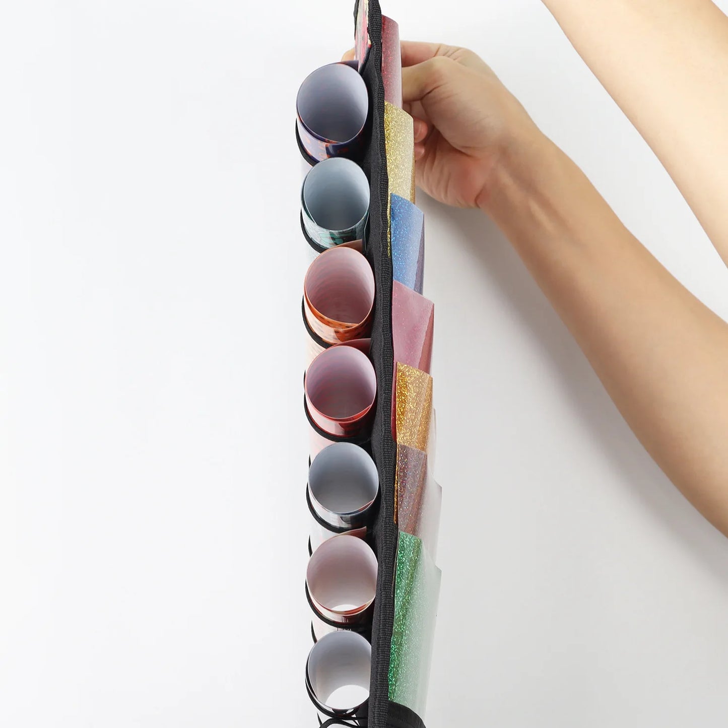 48 Fächer Vinyl Rollen Halter Hängetasche für Bastelmaterial