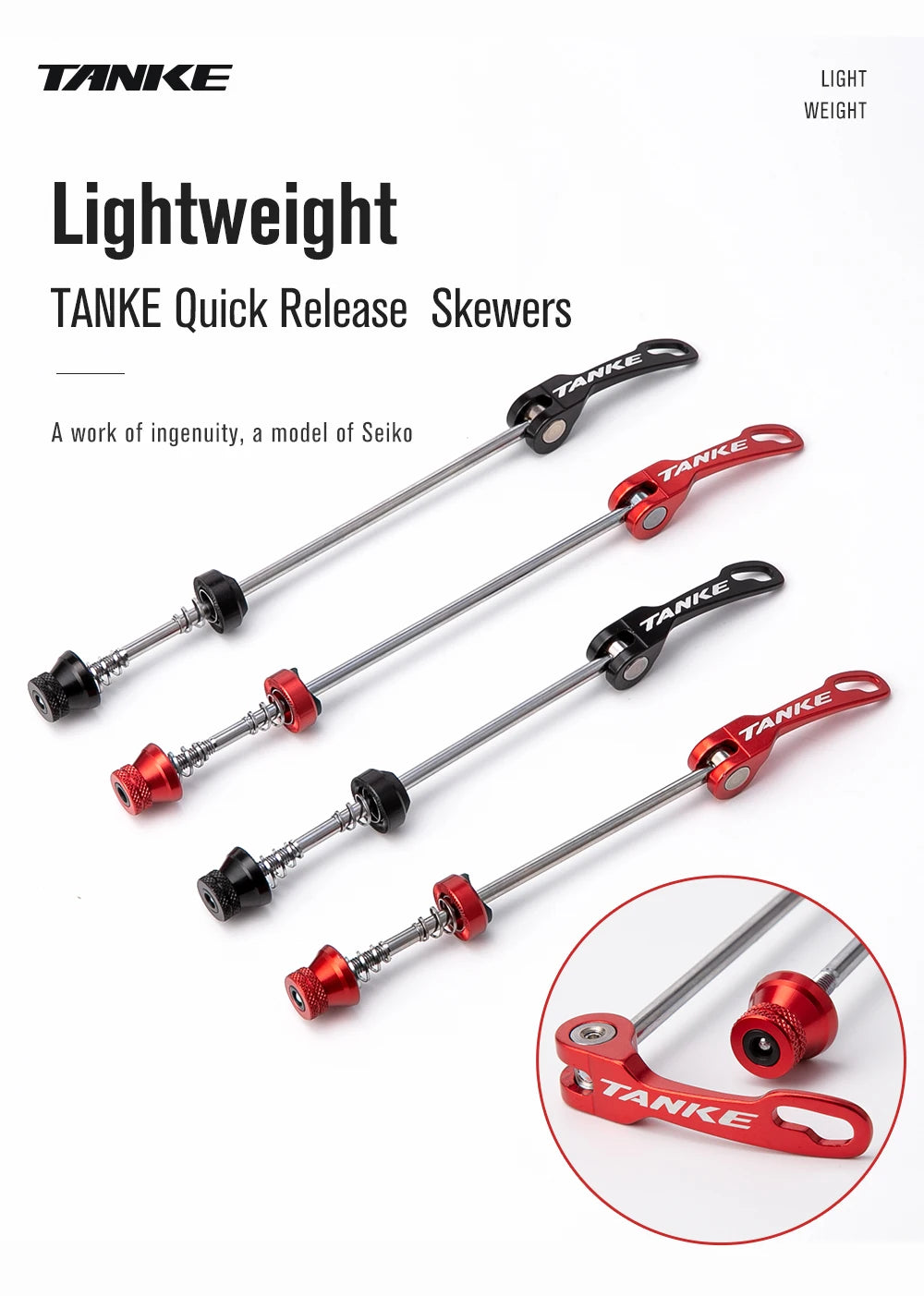 TANKE Fahrrad Schnellspanner Bolzen Nabe für Mountainbikes-Yabubest - Home & More