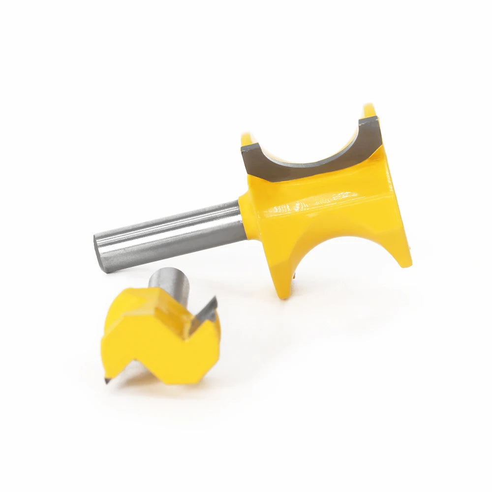 Bullnose Fräser Bit Set mit 8 mm Schaft, Hartmetallspitze für Holz