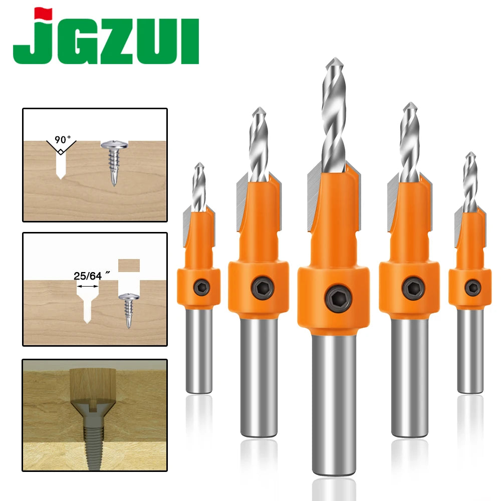 8mm Schaft HSS Senker Router Bit für Holzbearbeitung vielseitig einsetzbar