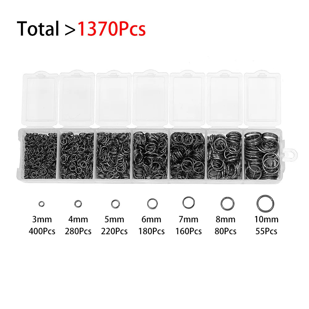 Schmuck Bastelset Karabiner Biegeringe Ohrhaken für DIY Projekte