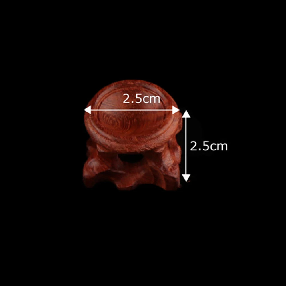 Moderner Holzhalter für Kristallkugeln mit einfacher Handhabung