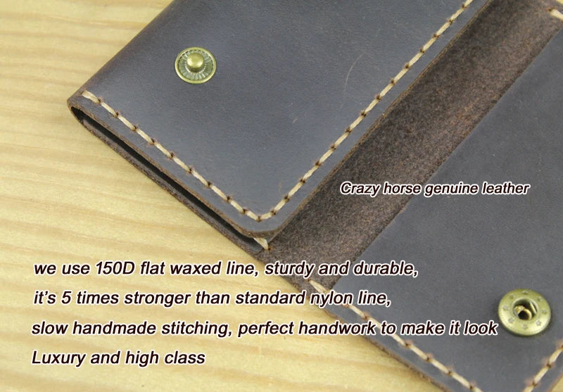 Handgemachtes echtes Leder Schlüsseletui für Herren und Damen