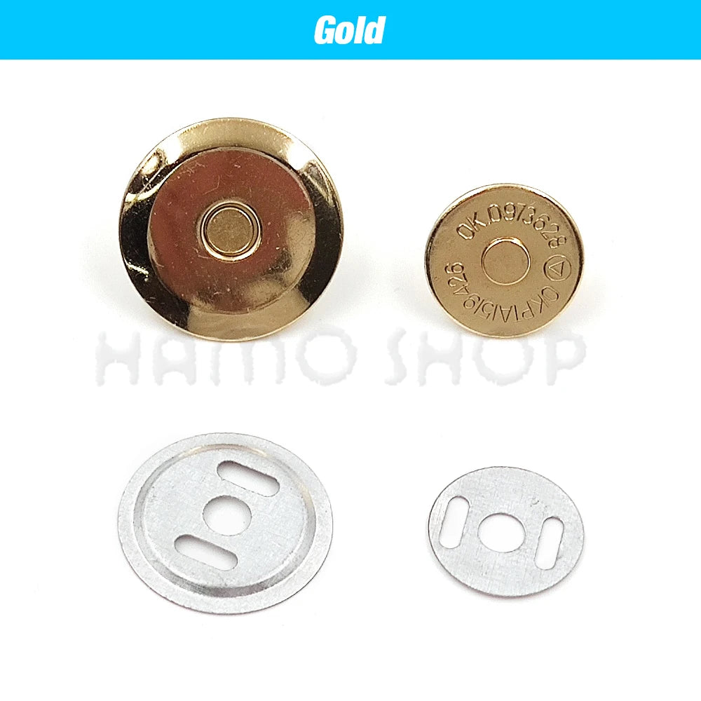 Magnetische Metall Druckknopfverschlüsse 16-20mm für Nähen - Basteln