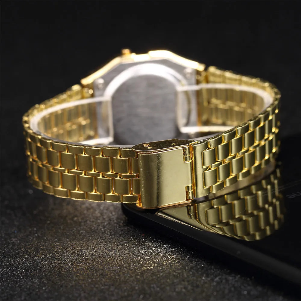 Digitale Sport Uhr für Männer Frauen Studenten, LED Anzeige, Quadratisches Design