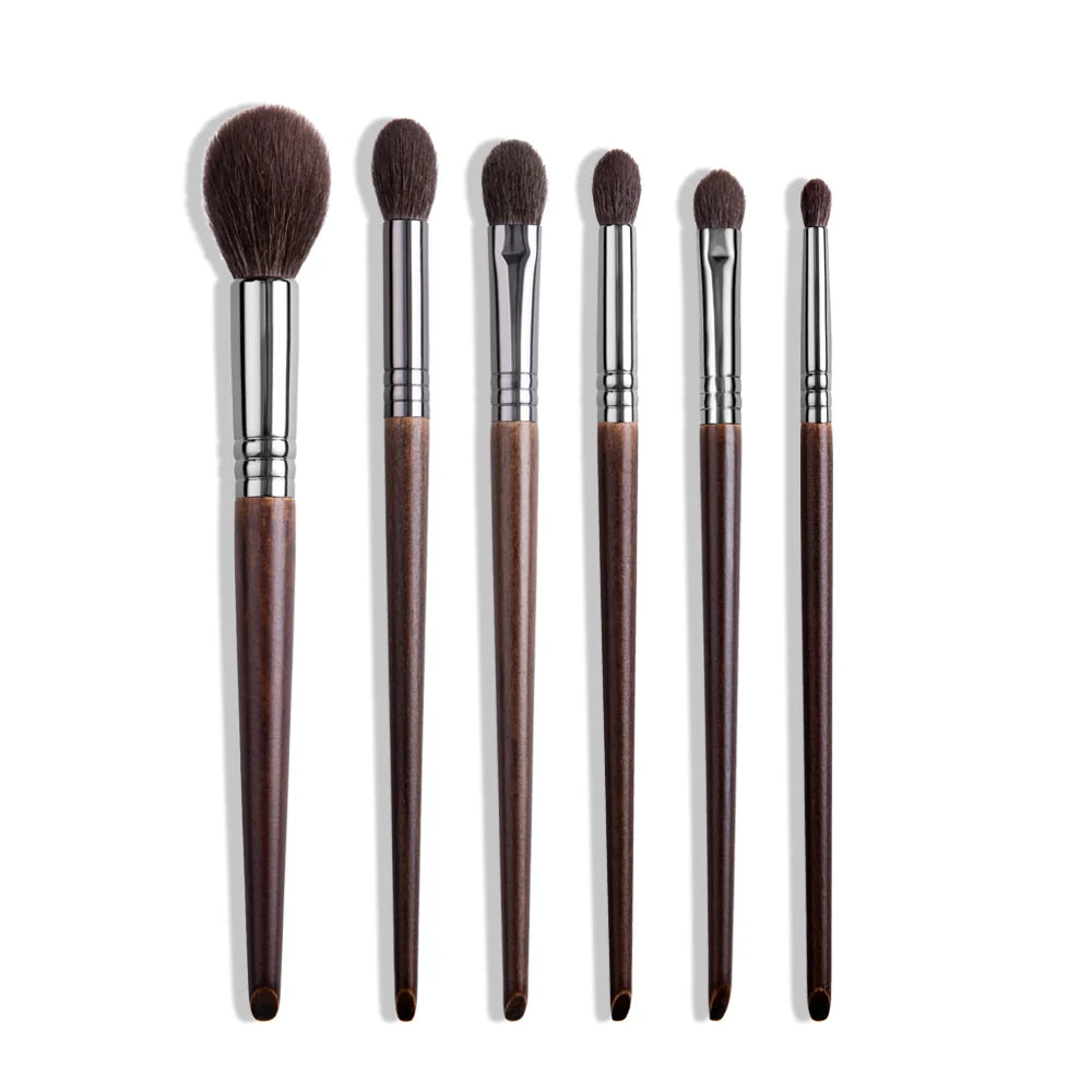 Make-up Pinsel Set 24-teilig natürliches Ziegenhaar Profi Kit