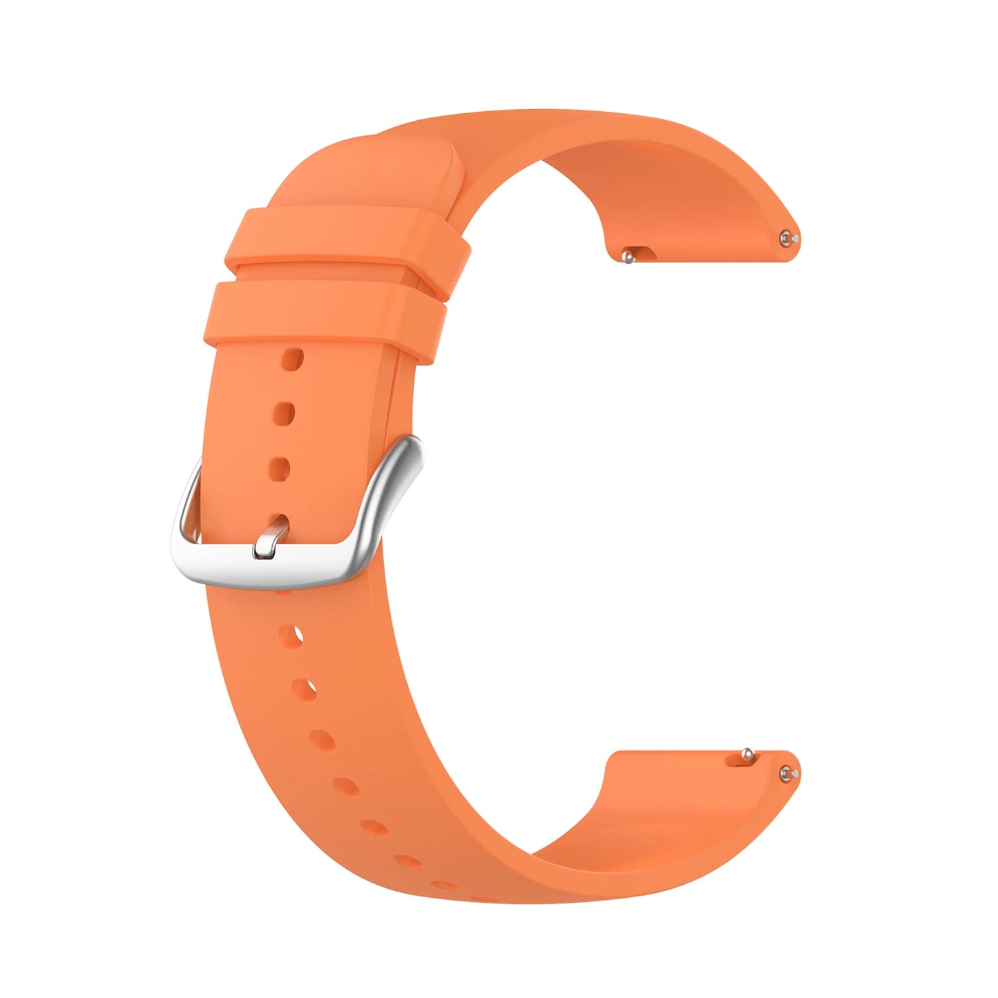 20 mm Silikonarmband kompatibel mit diversen Smartwatches komfortabel