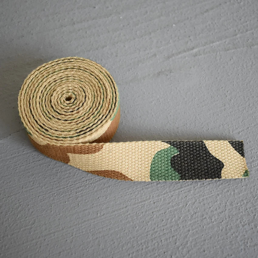 25 mm Gurtband 5 Yards bedruckt in 18 Farben für Taschen & Zubehör-Yabubest - Home & More