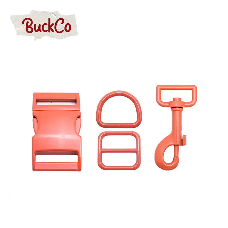 Vielseitiges Metall Beschlag Set für DIY Haustierhalsbänder & Taschen