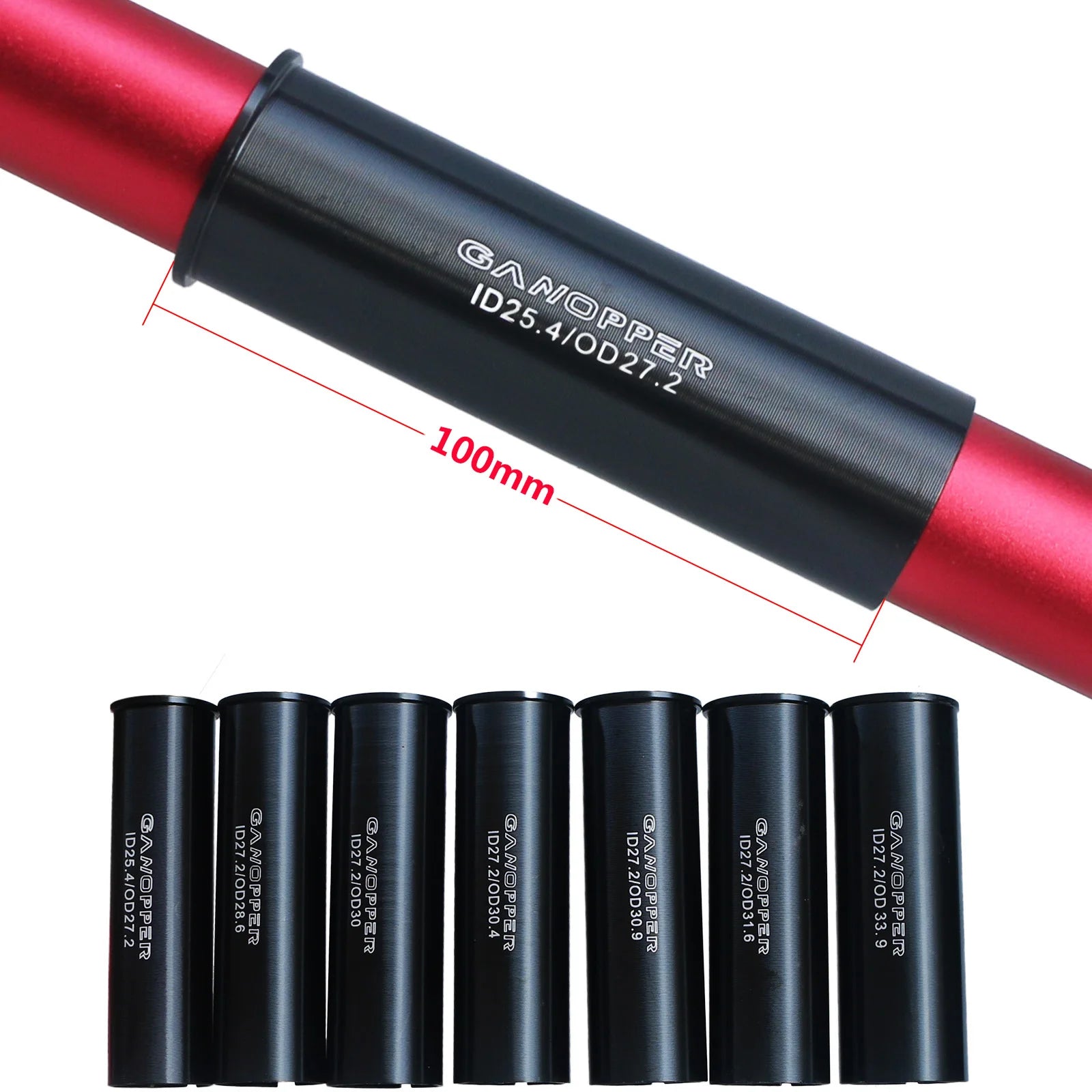 Fahrrad Sattelstütze Adapter 22,2 bis 36 mm - GANOPPER-Yabubest - Home & More