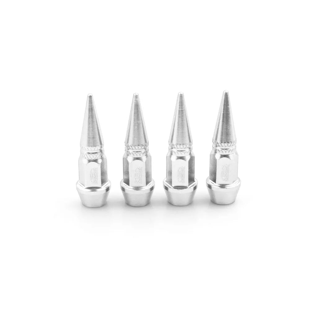 4x Universal Spike Reifen Ventilkappen Staubschutz Auto Motorrad Fahrrad