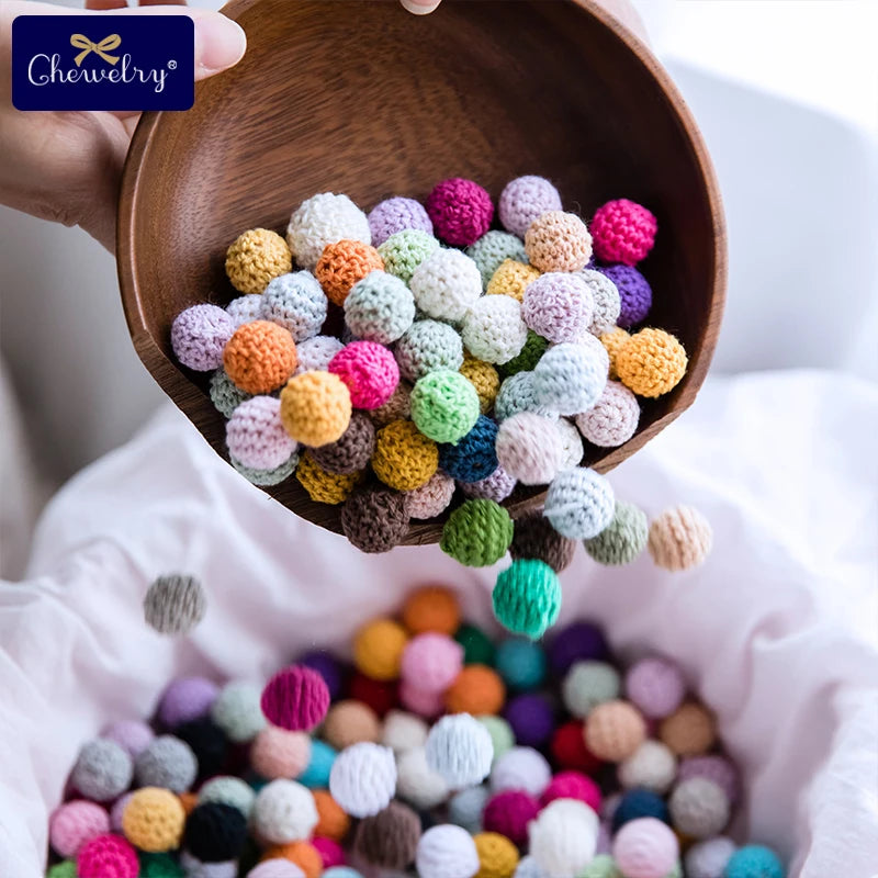 Natürlich sichere 16mm Holzperlen für Baby Beißringe und Schmuck