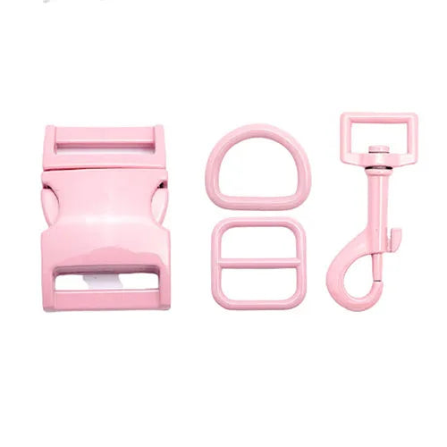 Vielseitiges Metall Beschlag Set für DIY Haustierhalsbänder & Taschen