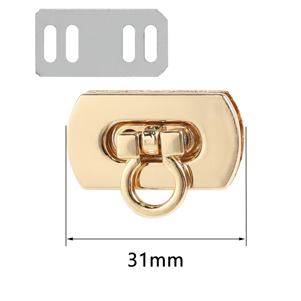 3,1 cm ovaler Metall-Drehverschluss für Handtasche und Geldbörse-Yabubest - Home & More