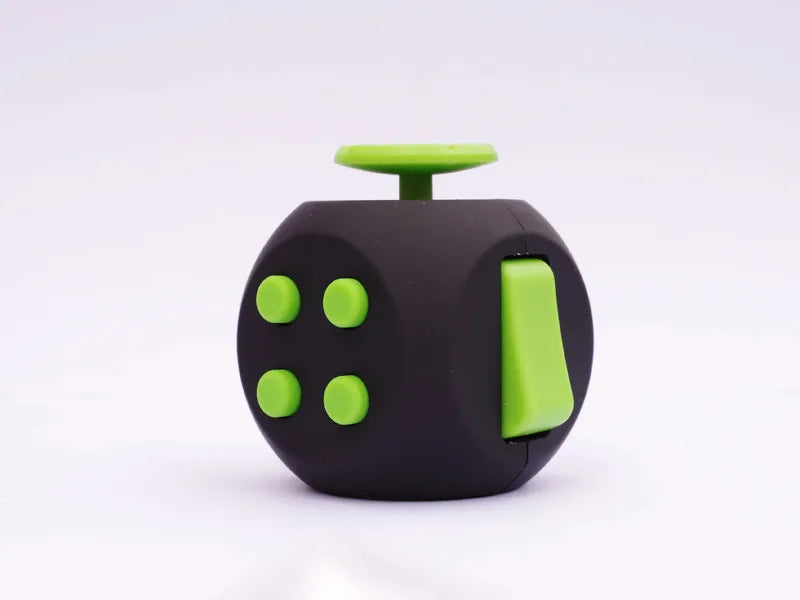 Fidget Cube EDC Antistress Würfel mit 12 Seiten für Fokus und Entspannung