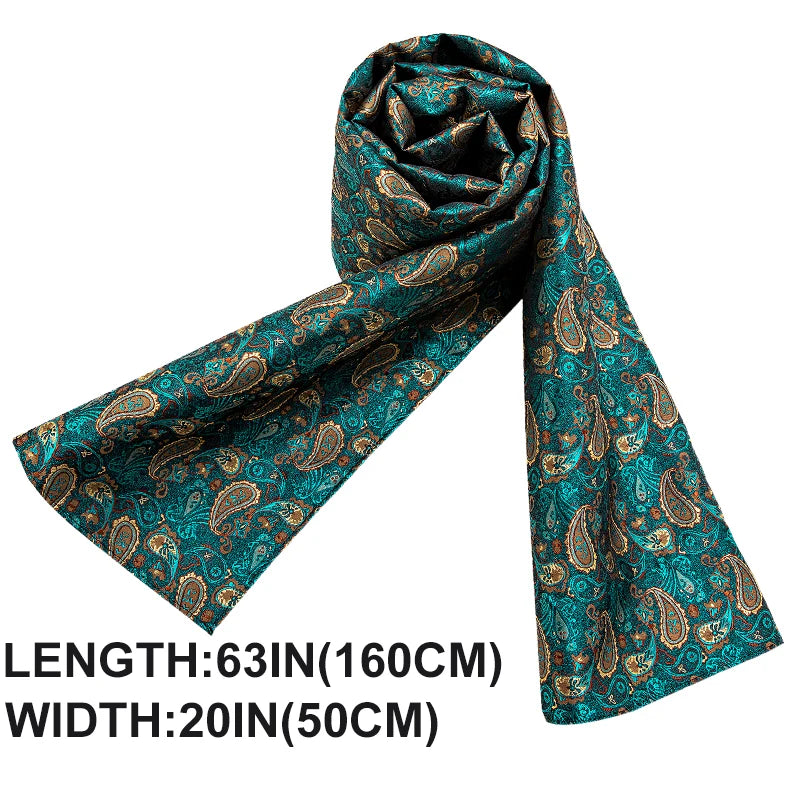 Eleganter Jacquard Paisley Schal für Damen und Herren