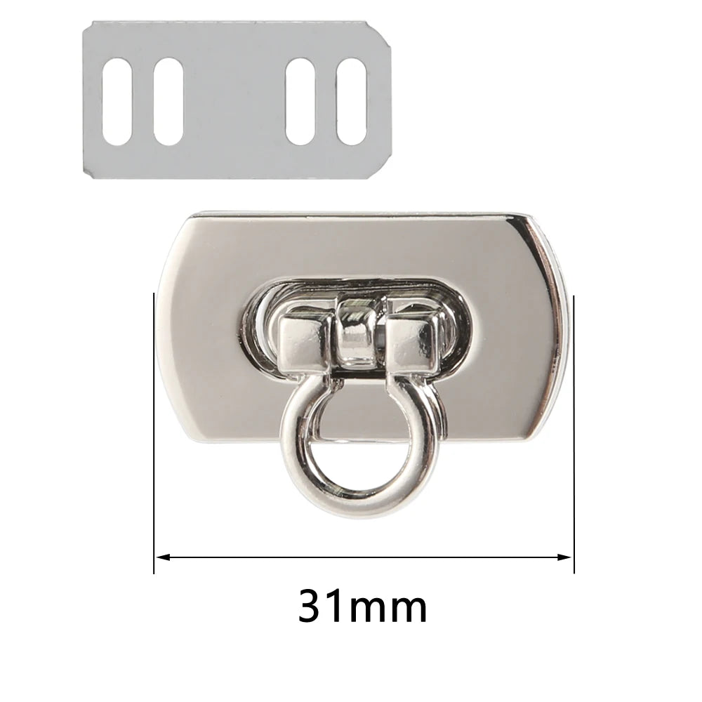 3,1 cm ovaler Metall-Drehverschluss für Handtasche und Geldbörse-Yabubest - Home & More