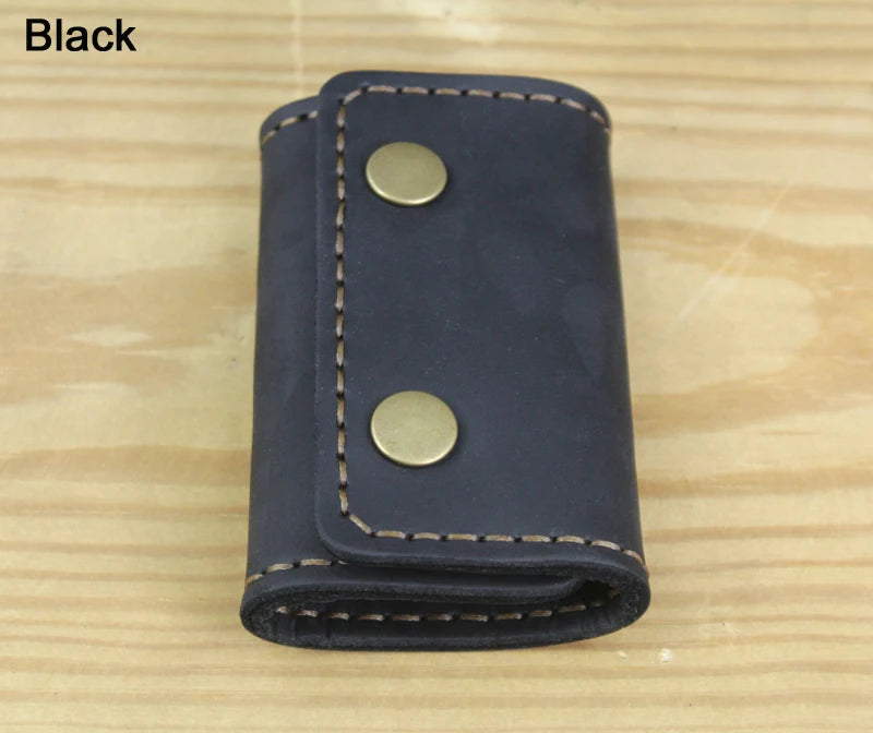 Handgemachtes echtes Leder Schlüsseletui für Herren und Damen