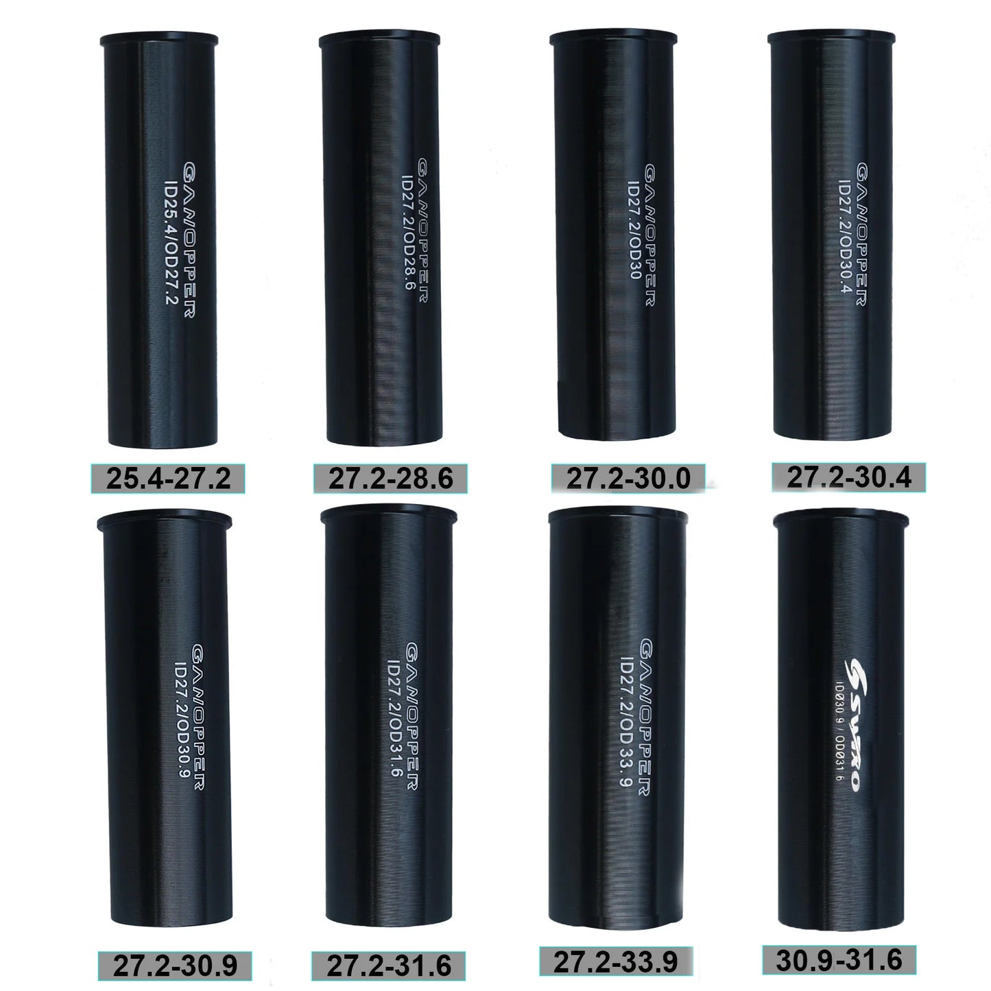 Fahrrad Sattelstütze Adapter 22,2 bis 36 mm - GANOPPER-Yabubest - Home & More