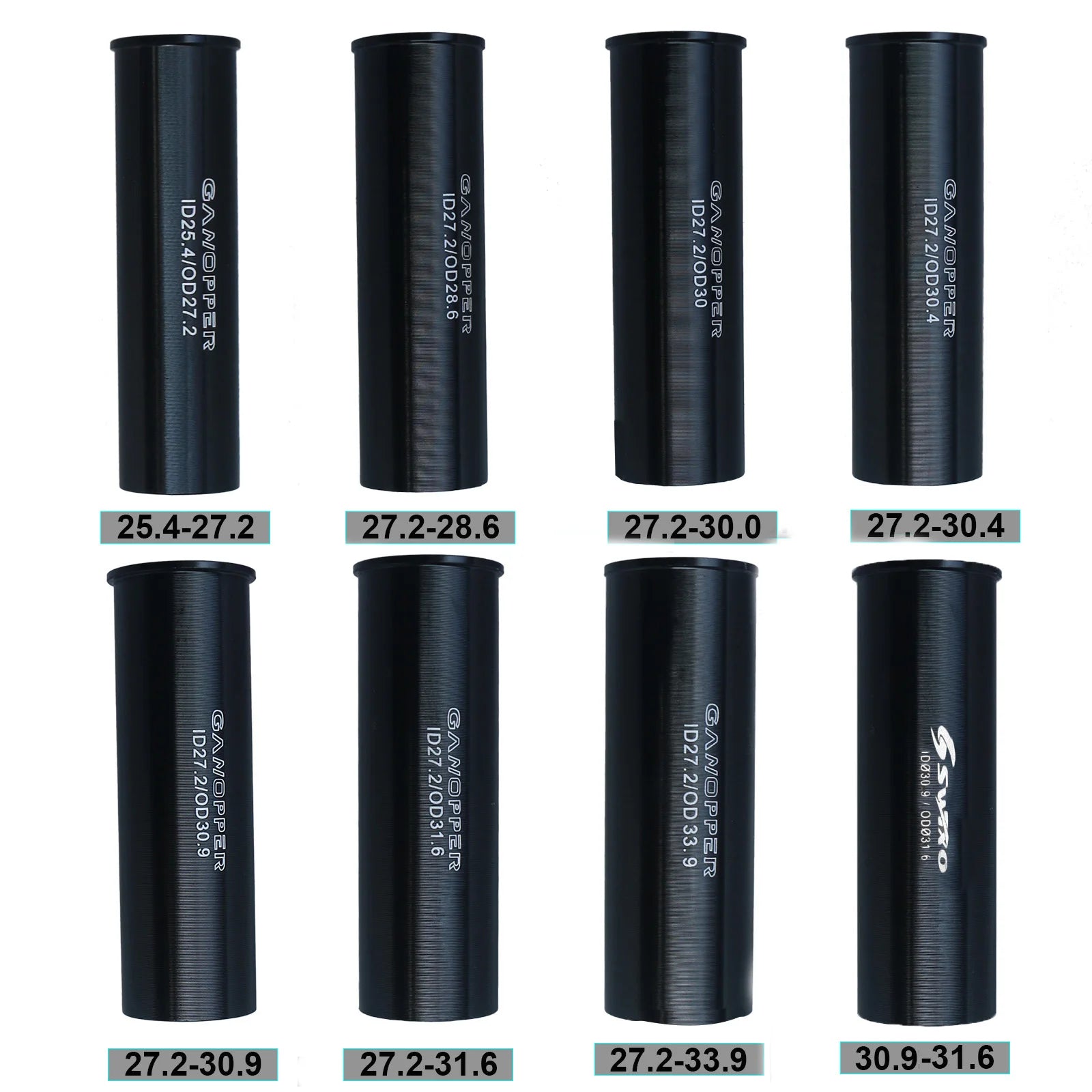 Fahrrad Sattelstütze Adapter 22,2 bis 36 mm - GANOPPER-Yabubest - Home & More